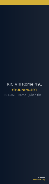 RIC VIII Rome 491 — CANOA