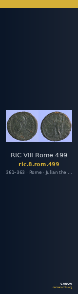 RIC VIII Rome 499 — CANOA