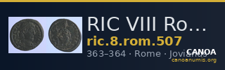 RIC VIII Rome 507 — CANOA