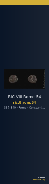 RIC VIII Rome 54 — CANOA