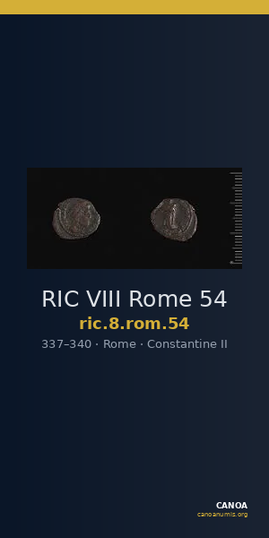 RIC VIII Rome 54 — CANOA