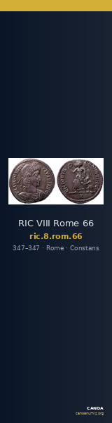 RIC VIII Rome 66 — CANOA