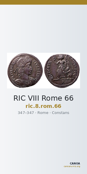 RIC VIII Rome 66 — CANOA