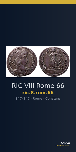 RIC VIII Rome 66 — CANOA