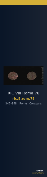 RIC VIII Rome 78 — CANOA
