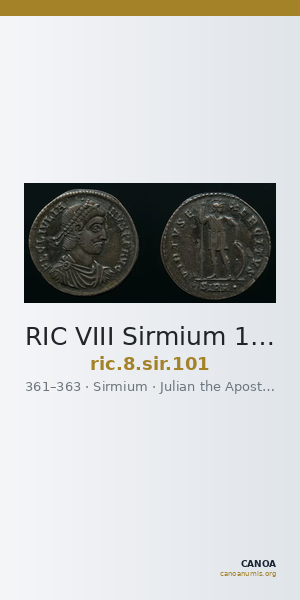 RIC VIII Sirmium 101 — CANOA