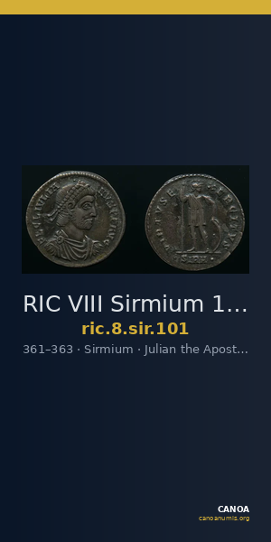 RIC VIII Sirmium 101 — CANOA