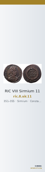 RIC VIII Sirmium 11 — CANOA
