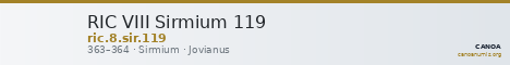 RIC VIII Sirmium 119 — CANOA