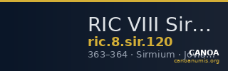 RIC VIII Sirmium 120 — CANOA