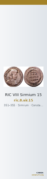 RIC VIII Sirmium 15 — CANOA