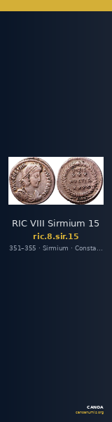 RIC VIII Sirmium 15 — CANOA