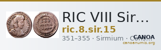 RIC VIII Sirmium 15 — CANOA