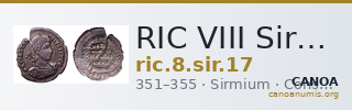 RIC VIII Sirmium 17 — CANOA