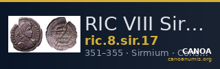 RIC VIII Sirmium 17 — CANOA