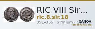 RIC VIII Sirmium 18 — CANOA