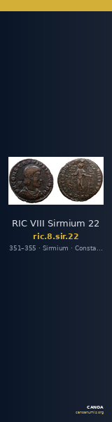 RIC VIII Sirmium 22 — CANOA