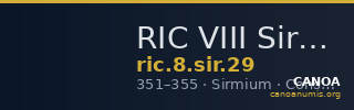 RIC VIII Sirmium 29 — CANOA