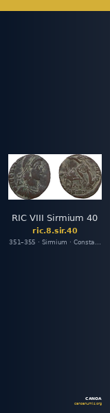 RIC VIII Sirmium 40 — CANOA