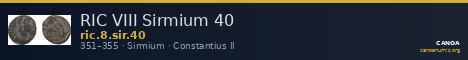 RIC VIII Sirmium 40 — CANOA
