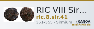 RIC VIII Sirmium 41 — CANOA