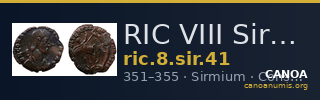 RIC VIII Sirmium 41 — CANOA