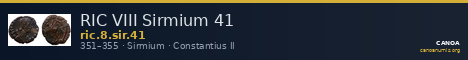 RIC VIII Sirmium 41 — CANOA
