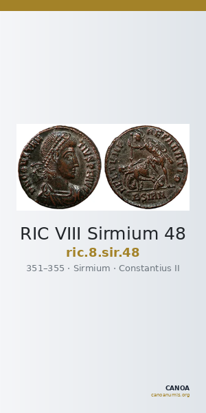 RIC VIII Sirmium 48 — CANOA