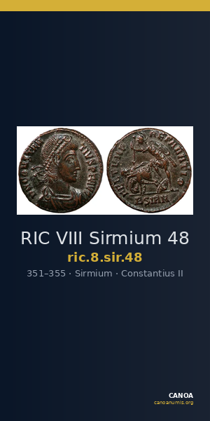 RIC VIII Sirmium 48 — CANOA