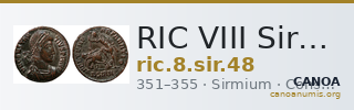 RIC VIII Sirmium 48 — CANOA