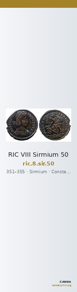 RIC VIII Sirmium 50 — CANOA
