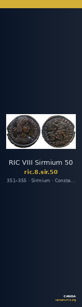 RIC VIII Sirmium 50 — CANOA