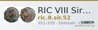 RIC VIII Sirmium 52 — CANOA