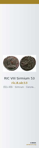 RIC VIII Sirmium 53 — CANOA