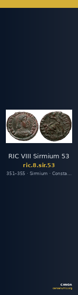 RIC VIII Sirmium 53 — CANOA