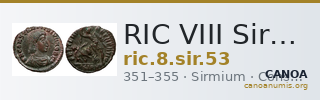 RIC VIII Sirmium 53 — CANOA