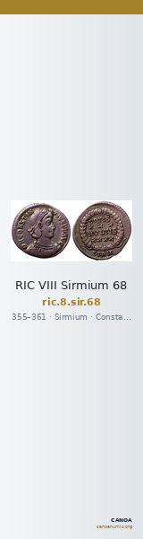 RIC VIII Sirmium 68 — CANOA