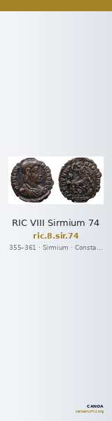 RIC VIII Sirmium 74 — CANOA