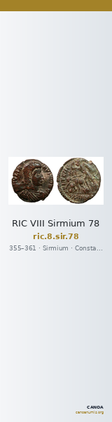 RIC VIII Sirmium 78 — CANOA