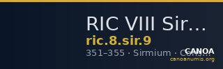 RIC VIII Sirmium 9 — CANOA