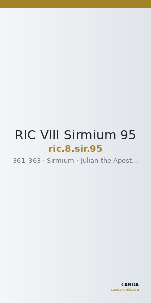 RIC VIII Sirmium 95 — CANOA