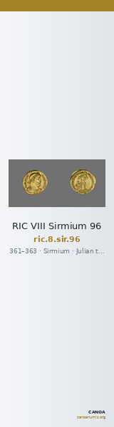 RIC VIII Sirmium 96 — CANOA