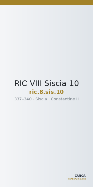 RIC VIII Siscia 10 — CANOA