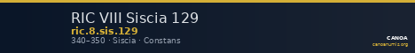 RIC VIII Siscia 129 — CANOA