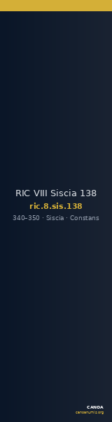RIC VIII Siscia 138 — CANOA