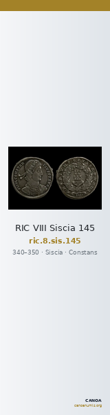 RIC VIII Siscia 145 — CANOA
