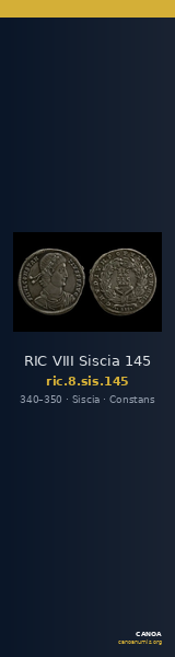 RIC VIII Siscia 145 — CANOA