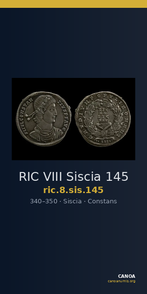RIC VIII Siscia 145 — CANOA