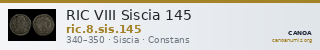 RIC VIII Siscia 145 — CANOA