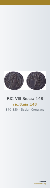 RIC VIII Siscia 148 — CANOA